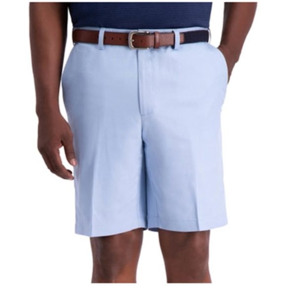 Haggar Cool 18 Pro Performance Blue Shorts - NWT - Picture 1 of 2
